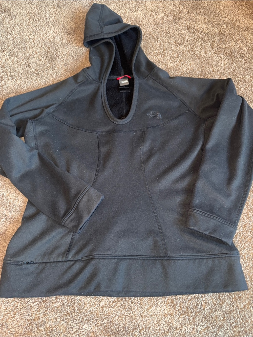 The North Face women’s black hoodie